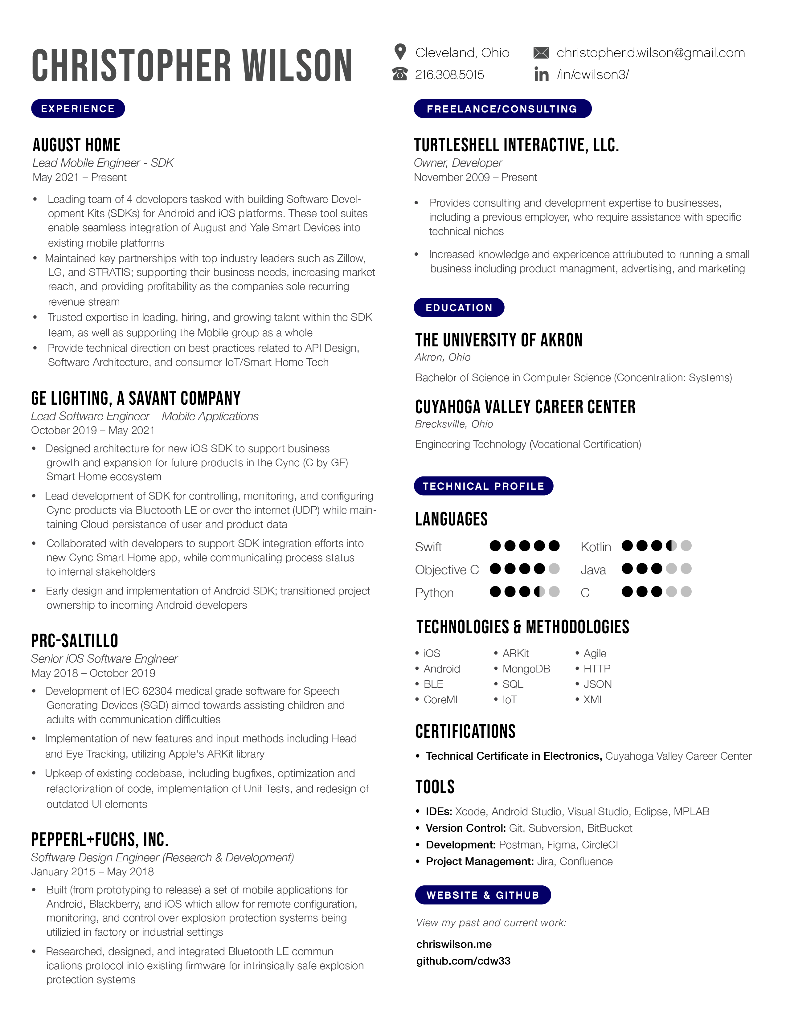 resume
